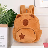Capybara Plush Backpack Kawaii Fashion Plushie Doll Fur Bag Children's Bag Shoulder Bag Mini Knapsack Bags Gifts For Girlfriend