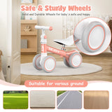 Baby Balance Bike for 1 Year Old Boys Girls 12-36 Month Toddler Balance Bike, 4 Wheels Toddler First Bike, First Birthday Gifts