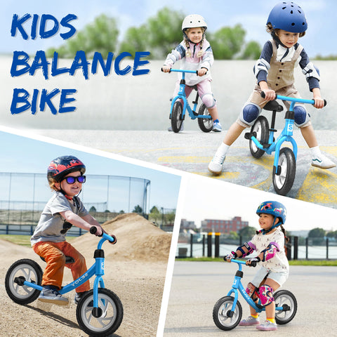 SEJOY Balance Bike for Kids Toddler Training Bicycle Saddle Height Adjustable for Ages 2-6 Years Old Outside Bike Toy Scooter