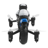 Remote Control Motorcycles Toy, 2.4 GHz Mini Drone with Camera for Kids Adults, , 2 in 1 RC Flying Motorbike and Drone,Toy Gift