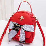 Backpack Leash Messenger Backpack Shoulders Bag Purse Phone Letter Small Fashion Mobile Women Men'S Backpack For Work Leather 백팩