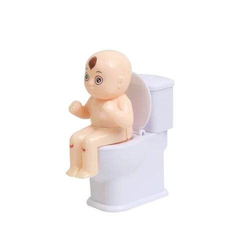 HOT Novelty Squirt Joke Toy Toilet Pee Boy Water Spray Trick Funny Children Tricky Sitting on The Toilet Shooting Water Toys