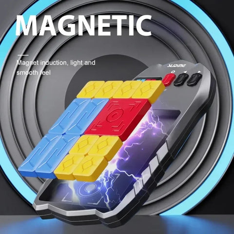 Huarong Road magnetic slider, educational children thinking logic, thinking training brain burning, school age board game toys