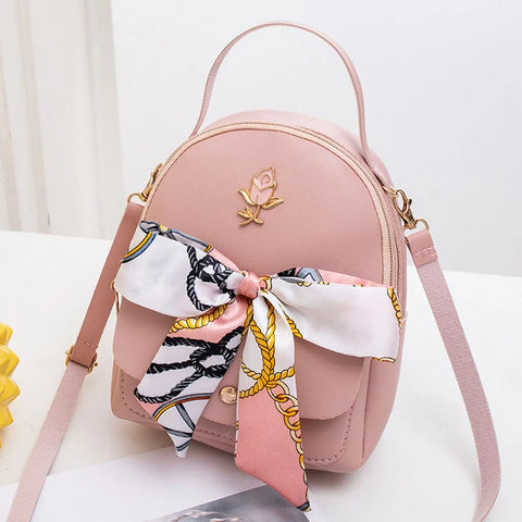 Backpack Leash Messenger Backpack Shoulders Bag Purse Phone Letter Small Fashion Mobile Women Men'S Backpack For Work Leather 백팩