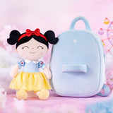 Gloveleya Soft Backpacks kids Backpacks, Soft Plush Princess Doll Manor Backpack, Ideal for Baby's first Birthday Gift