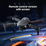 2025 New E88 Upgraded Drone With Screen 4K HD Aerial Photography Dual-Camera Dron Foldable Quadcopter RC Toy For Kid Gift