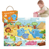Dinosaurs Puzzles For Kids 36 Piece Creative Fun Floor Puzzles Early Educational Learning Toy For Above 3 Years Kids Boys Girls