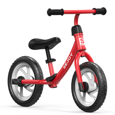Toddler Balance Bike 3 Year Old, for Kids Childrens 12" Wheels Outside Bike Toy Scooter Saddle Height Adjustable,Gift