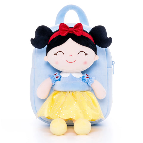 Gloveleya Soft Backpacks kids Backpacks, Soft Plush Princess Doll Manor Backpack, Ideal for Baby's first Birthday Gift