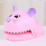 Mouse Mouth Bite Finger Novelty Game Funny Toy Children Gift Cartoon Interactive Prank Games Funny Tooth Table Game Kids Toys