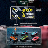 Mini RC Monster Truck 1:64 Off-Road Climbing Car Alloy Model 2.4G Remote Control Adjustable Speed Electric Trailer Children Toys