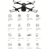 Foldable Camera Drone for Beginners & Adult - Four Direction Obstacle Avoidance, 360° Flips, One-Key Take Off/ Landing, 3D Flips