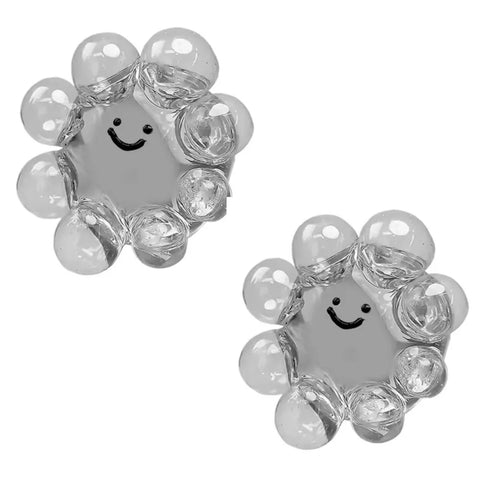 2pcs Squeezing Acne TPR Crystal Ball Solid Transparent Water Ball Pinching Toy Sphere Creative Bubble Octopus Pinching Toy