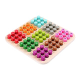 Wooden Sudoku Puzzles Board Game, Math Mini Desktop Game , Educational , Brain Teaser for Travel, Activity, Adults