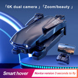 NEW V13 Mini Drone 4K HD Professional With 1080P Dual Camera 2.4G WIFi FPV Dron Foldable RC Quadcopter Gift Toy