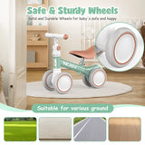 Sejoy Baby Balance Bike, Toddler Baby Bicycle with 4 Wheels for 10-36 Months, Adjustable Handlebar Baby Outdoor Bike Riding Toy