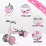 SEJOY Baby Walker Toddler Bicycle Toys Ride On Balance Bike 4 Wheels Birthday Gifts For Girl Boy 3 Colors 1-3 Years Old Kids