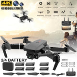 2025 New E88 Pro Upgraded Drone With Screen 4K Camera Aerial Photography Camera Dron Foldable Quadcopter RC Toy For Kid Gift