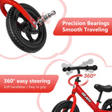 SEJOY Kids Balance Bike for 3-6 Years, Lightweight Toddler Balance Bikesaddle Height Adjustable and Handlebar Outside Bike Toy