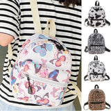 Baby Backpack Print Print School Ladies Backpack Fashion Backpack Student Animal Leopard Zipper Bag Mens Backpack For Traveling