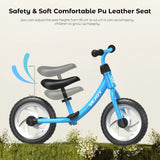 Toddler Balance Bike 3 Year Old, for Kids Childrens 12" Wheels Outside Bike Toy Scooter Saddle Height Adjustable,Gift