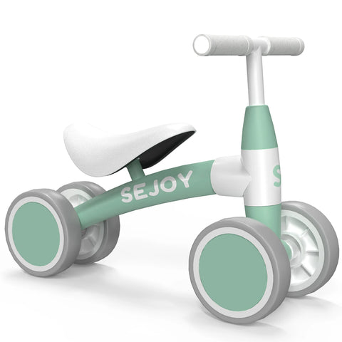 Sejoy Baby Balance Bike Children Walker for 1-3 Years Old Boys Girls 12-36 Months Kids Toddler 4 Wheels Riding Toys,Birthday Gif