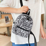 Baby Backpack Print Print School Ladies Backpack Fashion Backpack Student Animal Leopard Zipper Bag Mens Backpack For Traveling