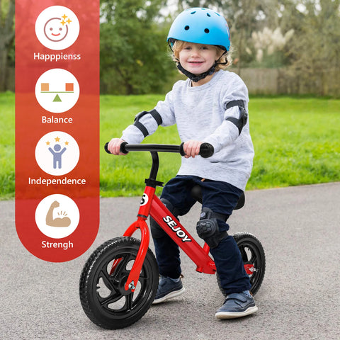 SEJOY Kids Balance Bike for 3-6 Years, Lightweight Toddler Balance Bikesaddle Height Adjustable and Handlebar Outside Bike Toy