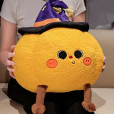 Fleece Stuffed Pumpkins Decoration Creative Pumpkin Pillow Pumpkins Decoration Soft Comfortable Hand Feeling Throw Pillow Bright