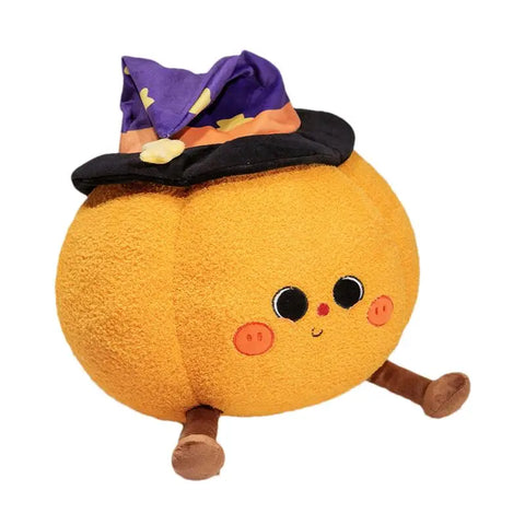 Fleece Stuffed Pumpkins Decoration Creative Pumpkin Pillow Pumpkins Decoration Soft Comfortable Hand Feeling Throw Pillow Bright