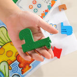 Animal Puzzle For Kids Non Dirty Hand Crayon Educational Brain Teaser Jigsaw Puzzle For Kids Aged 3 Non Dirty Hand Crayons