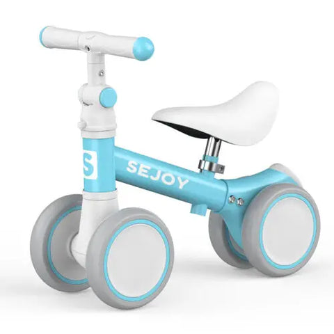 Sejoy Baby Balance Bike for Boys Girls Gift Outdoor Adjustable Toddler Balance Bike Infant Adjustable Seat Handle Toddler