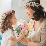 Cute Flower Plush Doll Stuffed Plant Plushie Soft Flower Doll Lovely Home Andbedroom Sweet Gifts for Women Girls Mommy