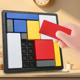 Brain Teaser Puzzles Pattern Blocks Kids Blocks Puzzle Games Educational Block Puzzle For Parent-Child Interaction Home Outdoor