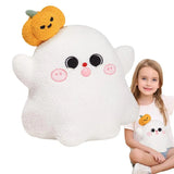 Fleece Stuffed Pumpkins Decoration Creative Pumpkin Pillow Pumpkins Decoration Soft Comfortable Hand Feeling Throw Pillow Bright