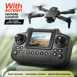 2025 New E88 Upgraded Drone With Screen 4K HD Aerial Photography Dual-Camera Dron Foldable Quadcopter RC Toy For Kid Gift