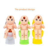 HOT Novelty Squirt Joke Toy Toilet Pee Boy Water Spray Trick Funny Children Tricky Sitting on The Toilet Shooting Water Toys