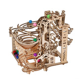 Track pulley Model DIY 3D Wooden Puzzle Building Block Kits Assembly Toy Birthday Gift For Kids Adult Home Decor
