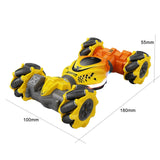 Newest 4WD RC Stunt Car 2.4G Radio with 1/2/3 Battery Remote Control Cars RC Watch Gesture Sensor Rotation Electronic Toys Gifts